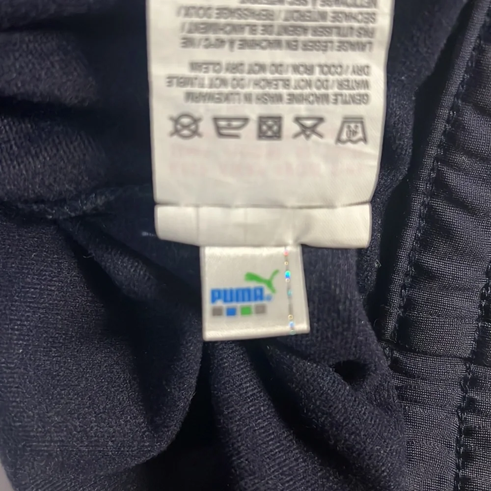 PUMA Track Jacket Blue Full Zip Large Chest Logo Sport Lifestyle Men's Size XXL